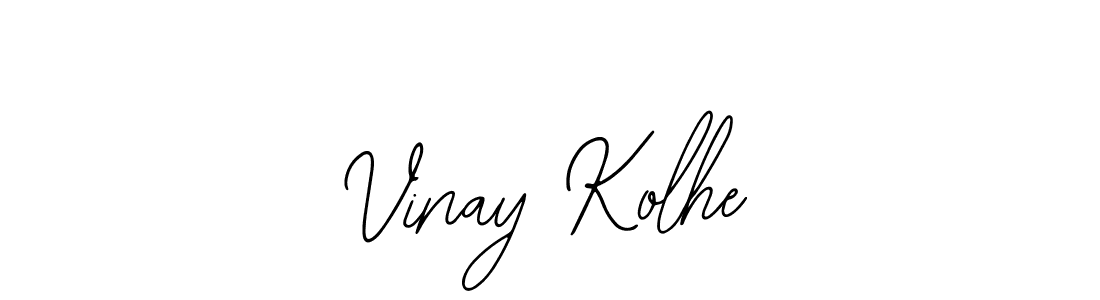 Vinay Kolhe stylish signature style. Best Handwritten Sign (Bearetta-2O07w) for my name. Handwritten Signature Collection Ideas for my name Vinay Kolhe. Vinay Kolhe signature style 12 images and pictures png