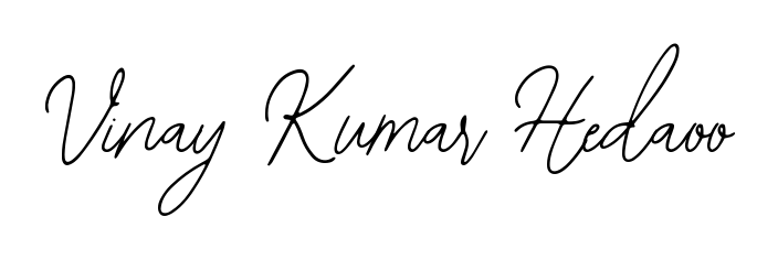 Discover how Vinay Kumar Hedaoo looks in an executive cursive font (Bearetta-2O07w). Perfect for legal documents, invoices, and certificates. Vinay Kumar Hedaoo signature style 12 images and pictures png
