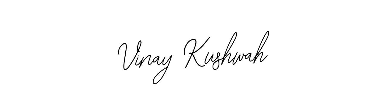 Also we have Vinay Kushwah name is the best signature style. Create professional handwritten signature collection using Bearetta-2O07w autograph style. Vinay Kushwah signature style 12 images and pictures png