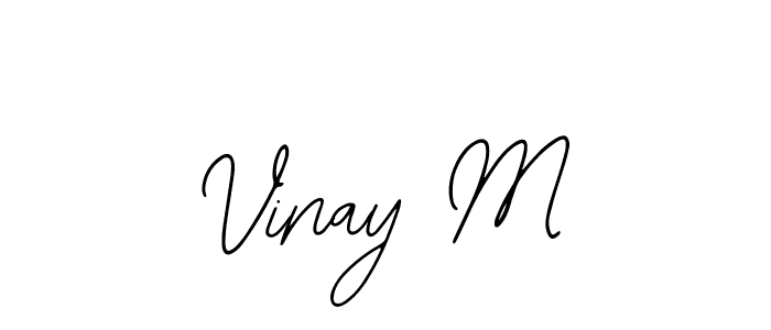 Best and Professional Signature Style for Vinay M. Bearetta-2O07w Best Signature Style Collection. Vinay M signature style 12 images and pictures png