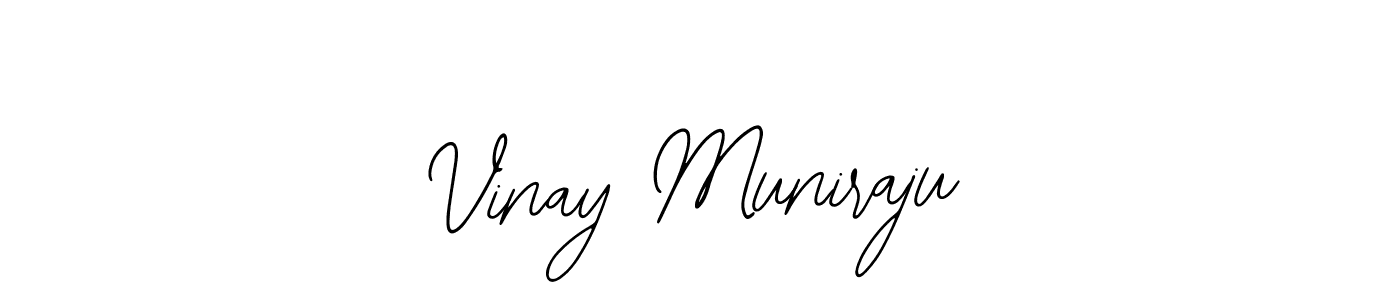 Also we have Vinay Muniraju name is the best signature style. Create professional handwritten signature collection using Bearetta-2O07w autograph style. Vinay Muniraju signature style 12 images and pictures png