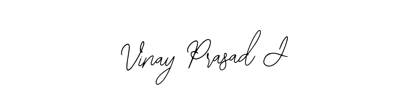 How to Draw Vinay Prasad J signature style? Bearetta-2O07w is a latest design signature styles for name Vinay Prasad J. Vinay Prasad J signature style 12 images and pictures png