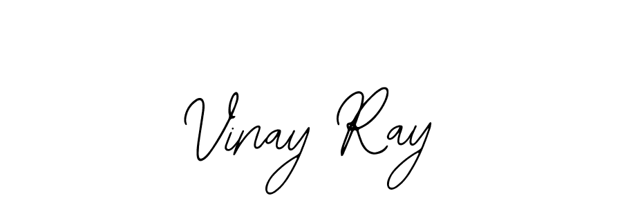 Design your own signature with our free online signature maker. With this signature software, you can create a handwritten (Bearetta-2O07w) signature for name Vinay Ray. Vinay Ray signature style 12 images and pictures png