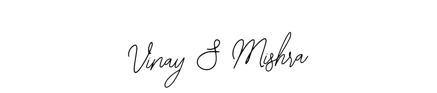 Make a short Vinay S Mishra signature style. Manage your documents anywhere anytime using Bearetta-2O07w. Create and add eSignatures, submit forms, share and send files easily. Vinay S Mishra signature style 12 images and pictures png