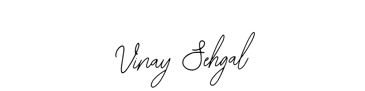 You should practise on your own different ways (Bearetta-2O07w) to write your name (Vinay Sehgal) in signature. don't let someone else do it for you. Vinay Sehgal signature style 12 images and pictures png