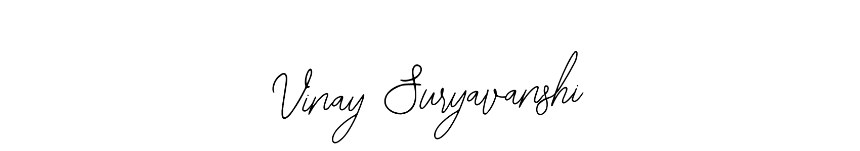 Make a beautiful signature design for name Vinay Suryavanshi. Use this online signature maker to create a handwritten signature for free. Vinay Suryavanshi signature style 12 images and pictures png