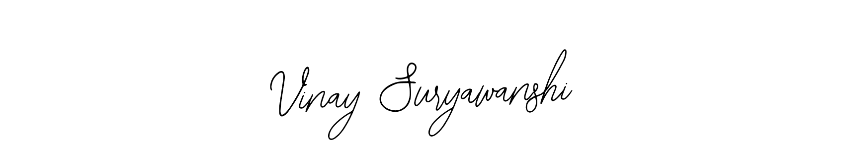 Design your own signature with our free online signature maker. With this signature software, you can create a handwritten (Bearetta-2O07w) signature for name Vinay Suryawanshi. Vinay Suryawanshi signature style 12 images and pictures png