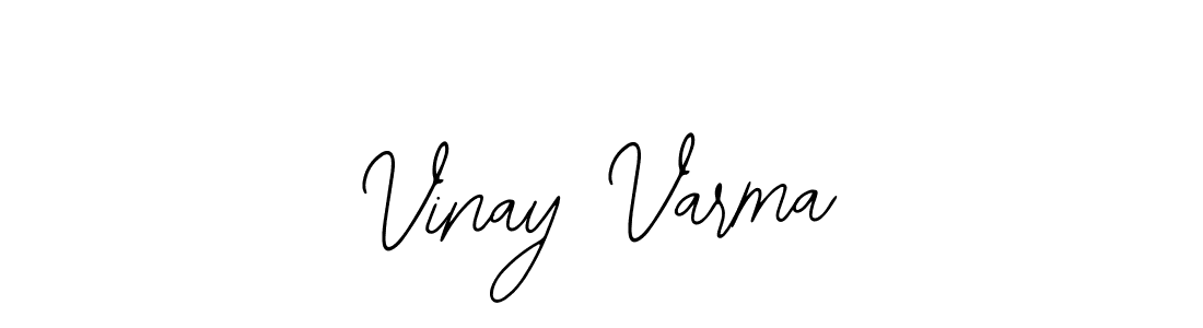 Bearetta-2O07w is a professional signature style that is perfect for those who want to add a touch of class to their signature. It is also a great choice for those who want to make their signature more unique. Get Vinay Varma name to fancy signature for free. Vinay Varma signature style 12 images and pictures png