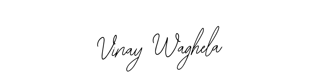 How to make Vinay Waghela signature? Bearetta-2O07w is a professional autograph style. Create handwritten signature for Vinay Waghela name. Vinay Waghela signature style 12 images and pictures png