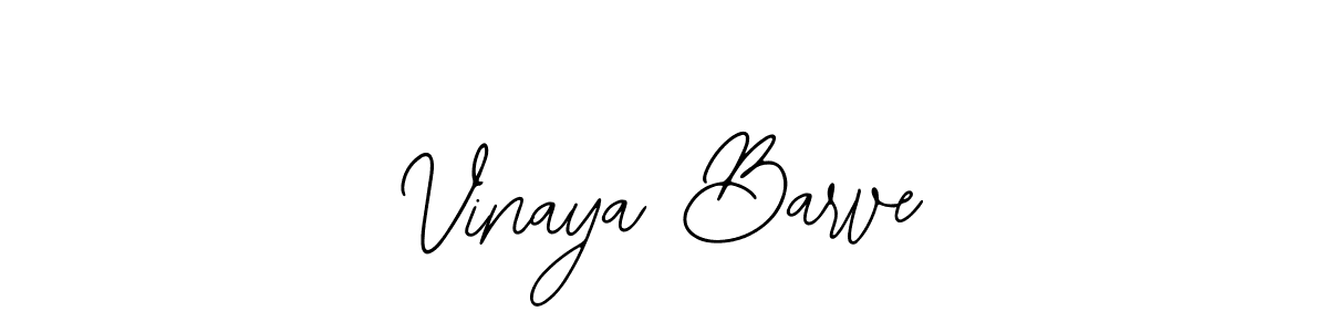 You should practise on your own different ways (Bearetta-2O07w) to write your name (Vinaya Barve) in signature. don't let someone else do it for you. Vinaya Barve signature style 12 images and pictures png