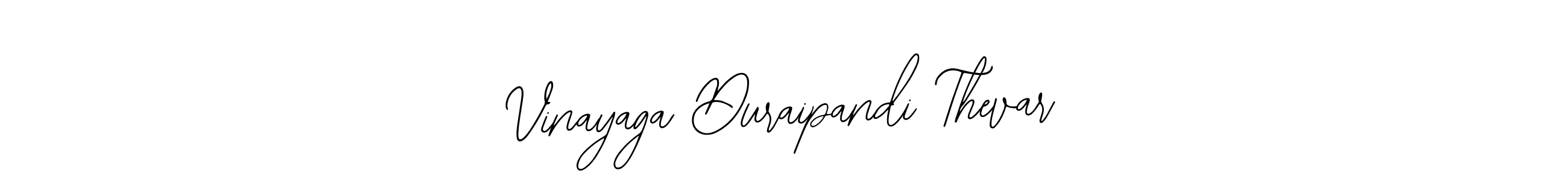 Design your own signature with our free online signature maker. With this signature software, you can create a handwritten (Bearetta-2O07w) signature for name Vinayaga Duraipandi Thevar. Vinayaga Duraipandi Thevar signature style 12 images and pictures png