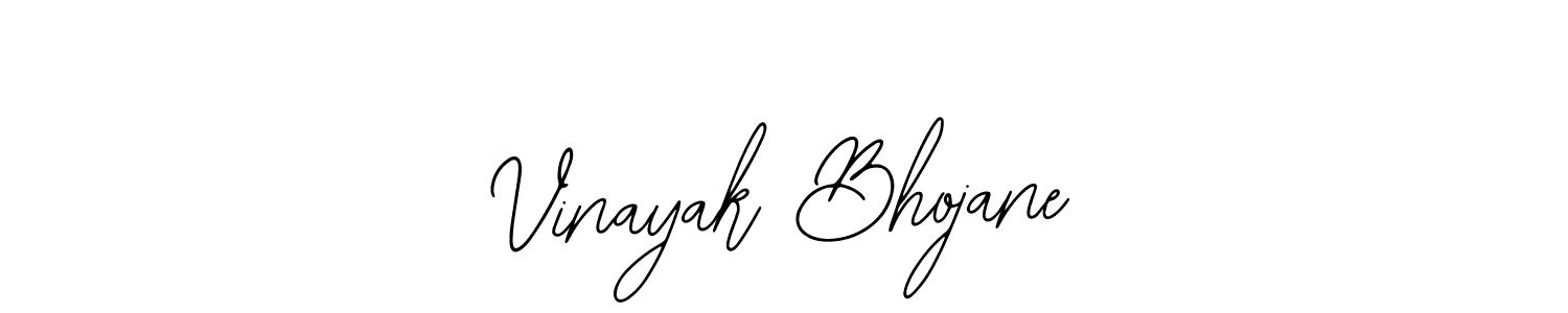 Also we have Vinayak Bhojane name is the best signature style. Create professional handwritten signature collection using Bearetta-2O07w autograph style. Vinayak Bhojane signature style 12 images and pictures png