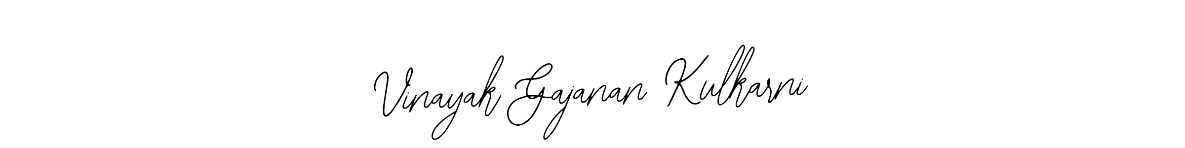 How to make Vinayak Gajanan Kulkarni name signature. Use Bearetta-2O07w style for creating short signs online. This is the latest handwritten sign. Vinayak Gajanan Kulkarni signature style 12 images and pictures png