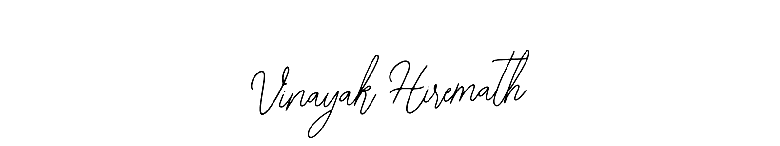 You should practise on your own different ways (Bearetta-2O07w) to write your name (Vinayak Hiremath) in signature. don't let someone else do it for you. Vinayak Hiremath signature style 12 images and pictures png