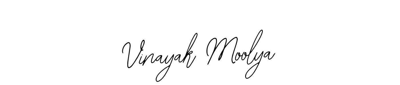 Make a beautiful signature design for name Vinayak Moolya. Use this online signature maker to create a handwritten signature for free. Vinayak Moolya signature style 12 images and pictures png