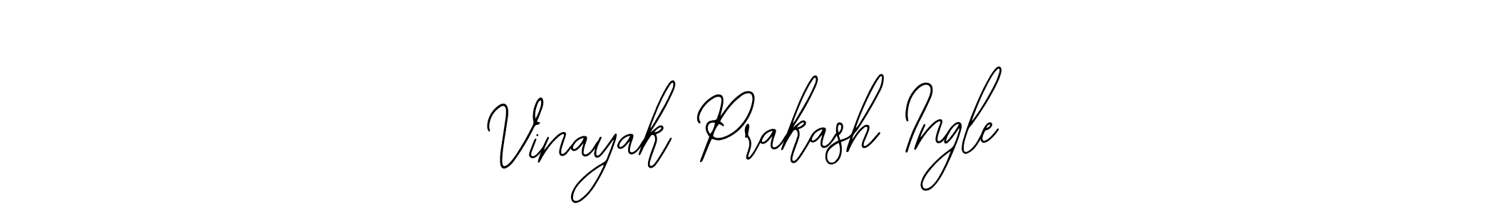 How to make Vinayak Prakash Ingle name signature. Use Bearetta-2O07w style for creating short signs online. This is the latest handwritten sign. Vinayak Prakash Ingle signature style 12 images and pictures png