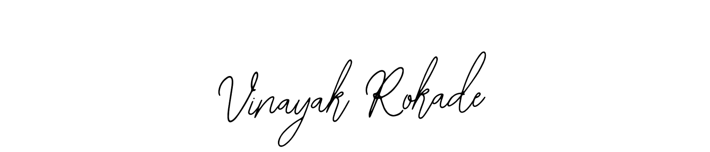 You should practise on your own different ways (Bearetta-2O07w) to write your name (Vinayak Rokade) in signature. don't let someone else do it for you. Vinayak Rokade signature style 12 images and pictures png