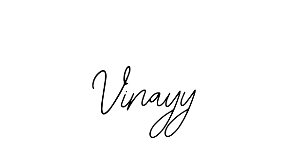 Design your own signature with our free online signature maker. With this signature software, you can create a handwritten (Bearetta-2O07w) signature for name Vinayy. Vinayy signature style 12 images and pictures png