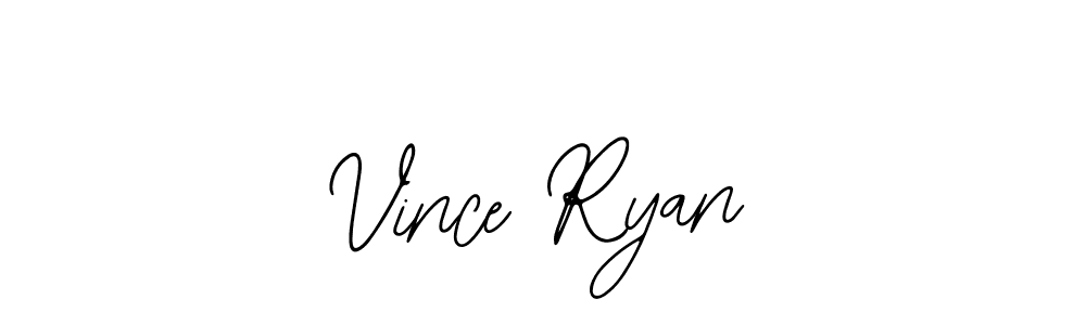 Vince Ryan stylish signature style. Best Handwritten Sign (Bearetta-2O07w) for my name. Handwritten Signature Collection Ideas for my name Vince Ryan. Vince Ryan signature style 12 images and pictures png