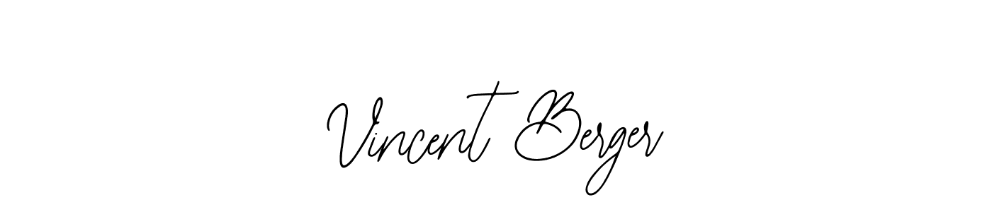 The best way (Bearetta-2O07w) to make a short signature is to pick only two or three words in your name. The name Vincent Berger include a total of six letters. For converting this name. Vincent Berger signature style 12 images and pictures png