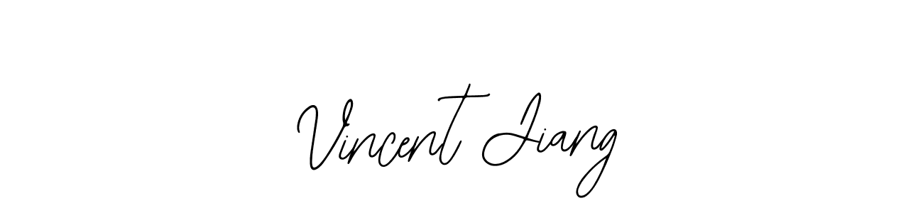 How to make Vincent Jiang signature? Bearetta-2O07w is a professional autograph style. Create handwritten signature for Vincent Jiang name. Vincent Jiang signature style 12 images and pictures png