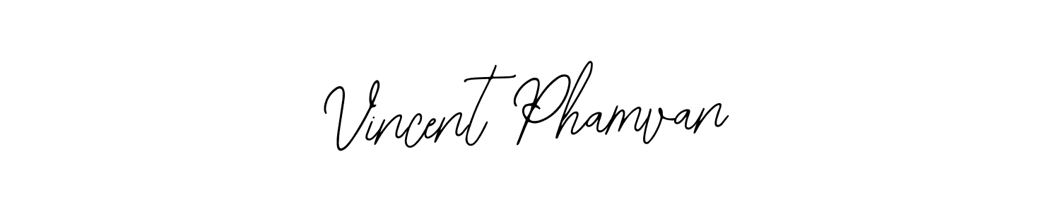 Make a beautiful signature design for name Vincent Phamvan. Use this online signature maker to create a handwritten signature for free. Vincent Phamvan signature style 12 images and pictures png
