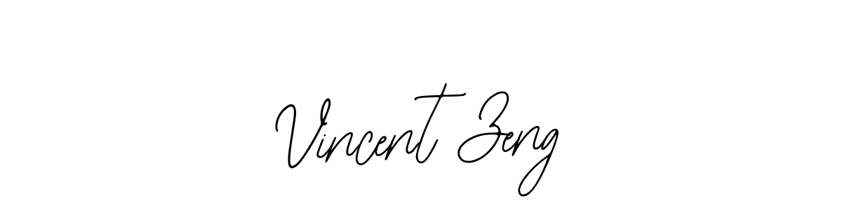 How to make Vincent Zeng signature? Bearetta-2O07w is a professional autograph style. Create handwritten signature for Vincent Zeng name. Vincent Zeng signature style 12 images and pictures png