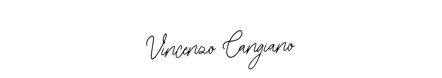 You should practise on your own different ways (Bearetta-2O07w) to write your name (Vincenzo Cangiano) in signature. don't let someone else do it for you. Vincenzo Cangiano signature style 12 images and pictures png