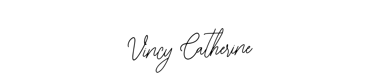 Design your own signature with our free online signature maker. With this signature software, you can create a handwritten (Bearetta-2O07w) signature for name Vincy Catherine. Vincy Catherine signature style 12 images and pictures png
