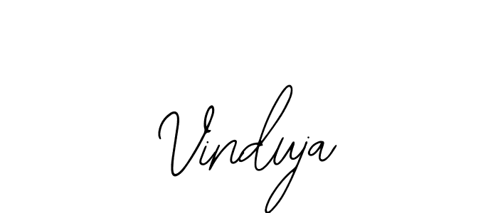 You should practise on your own different ways (Bearetta-2O07w) to write your name (Vinduja) in signature. don't let someone else do it for you. Vinduja signature style 12 images and pictures png