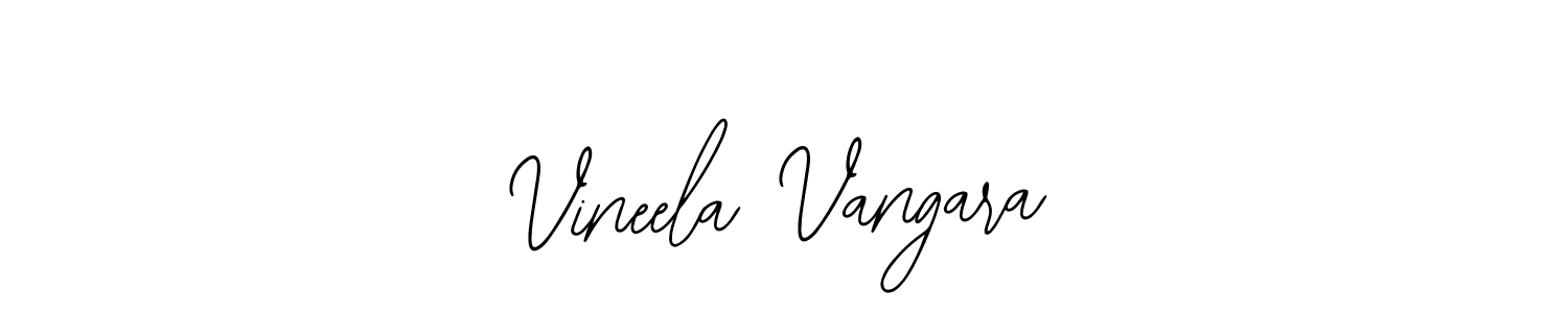 How to Draw Vineela Vangara signature style? Bearetta-2O07w is a latest design signature styles for name Vineela Vangara. Vineela Vangara signature style 12 images and pictures png