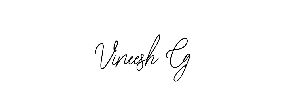 You can use this online signature creator to create a handwritten signature for the name Vineesh Cg. This is the best online autograph maker. Vineesh Cg signature style 12 images and pictures png