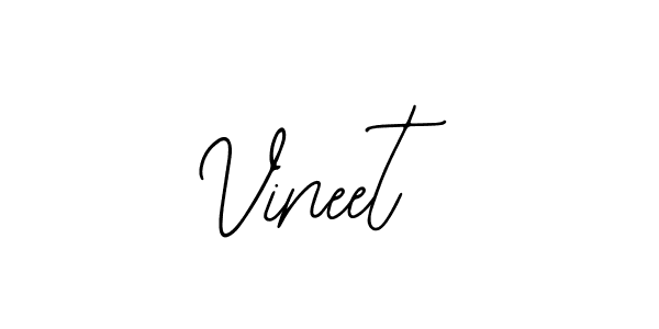 Design your own signature with our free online signature maker. With this signature software, you can create a handwritten (Bearetta-2O07w) signature for name Vineet. Vineet signature style 12 images and pictures png