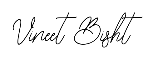 Upgrade your professional image with Vineet Bisht signature created with Bearetta-2O07w font. Fast, free, and watermark-free download. Vineet Bisht signature style 12 images and pictures png