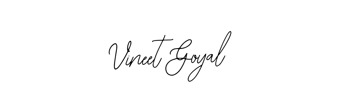 Use a signature maker to create a handwritten signature online. With this signature software, you can design (Bearetta-2O07w) your own signature for name Vineet Goyal. Vineet Goyal signature style 12 images and pictures png