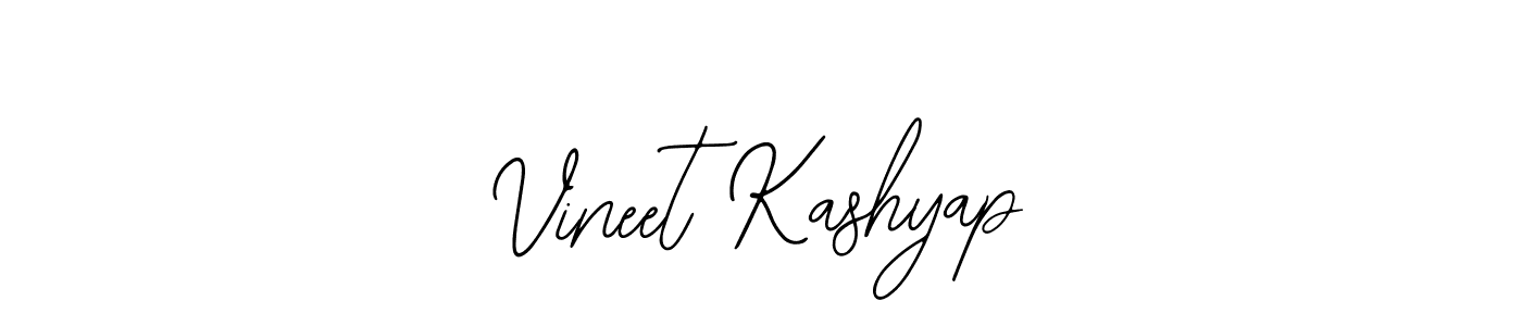 Make a beautiful signature design for name Vineet Kashyap. With this signature (Bearetta-2O07w) style, you can create a handwritten signature for free. Vineet Kashyap signature style 12 images and pictures png