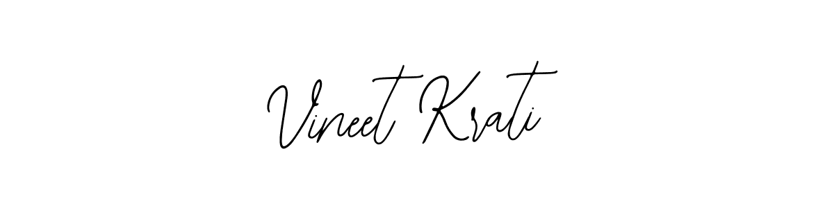 Make a beautiful signature design for name Vineet Krati. With this signature (Bearetta-2O07w) style, you can create a handwritten signature for free. Vineet Krati signature style 12 images and pictures png