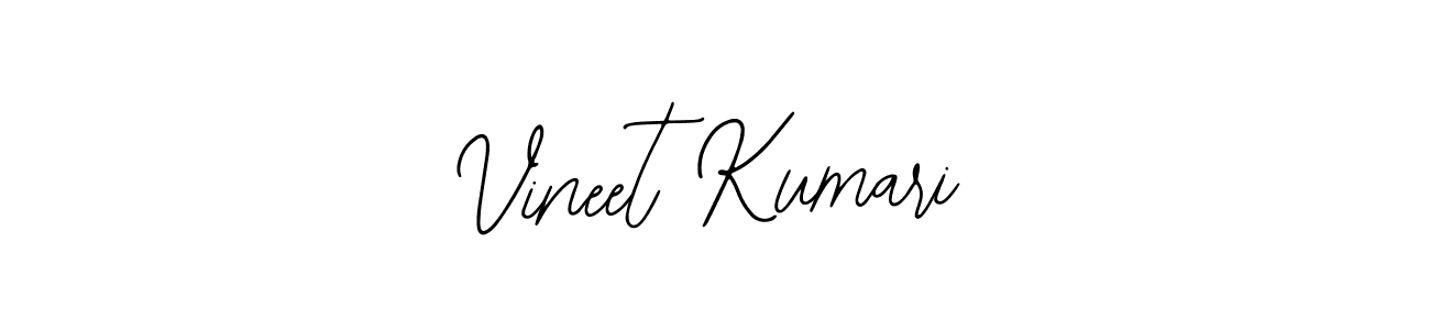 Similarly Bearetta-2O07w is the best handwritten signature design. Signature creator online .You can use it as an online autograph creator for name Vineet Kumari. Vineet Kumari signature style 12 images and pictures png