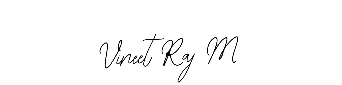 Also we have Vineet Raj M name is the best signature style. Create professional handwritten signature collection using Bearetta-2O07w autograph style. Vineet Raj M signature style 12 images and pictures png