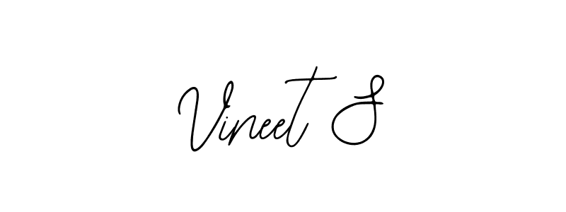 How to make Vineet S signature? Bearetta-2O07w is a professional autograph style. Create handwritten signature for Vineet S name. Vineet S signature style 12 images and pictures png