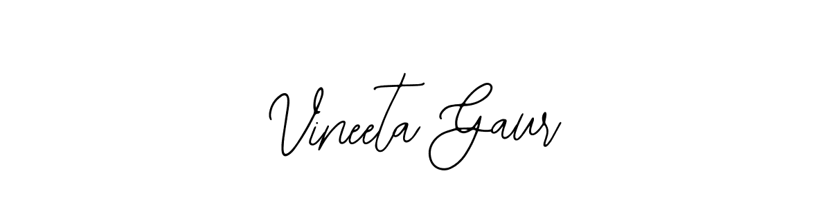 Design your own signature with our free online signature maker. With this signature software, you can create a handwritten (Bearetta-2O07w) signature for name Vineeta Gaur. Vineeta Gaur signature style 12 images and pictures png