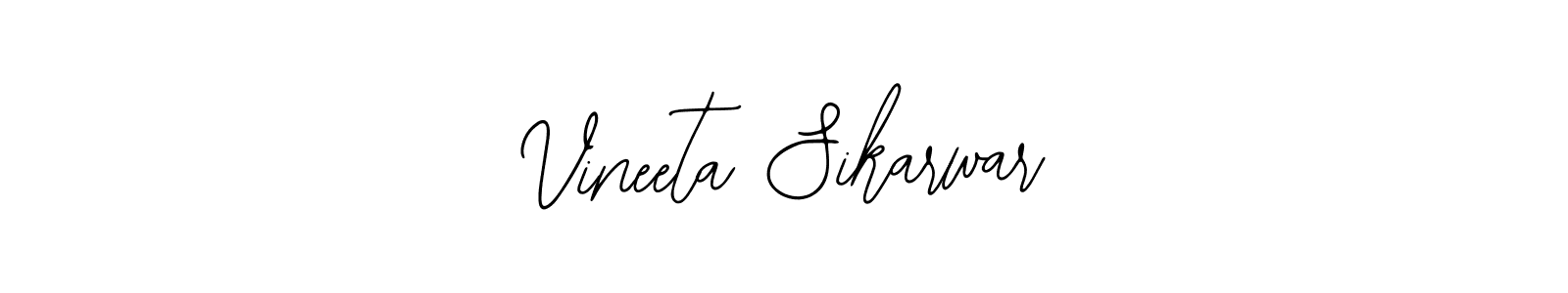 Make a beautiful signature design for name Vineeta Sikarwar. With this signature (Bearetta-2O07w) style, you can create a handwritten signature for free. Vineeta Sikarwar signature style 12 images and pictures png