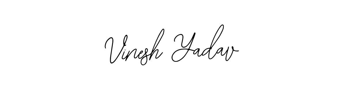 Bearetta-2O07w is a professional signature style that is perfect for those who want to add a touch of class to their signature. It is also a great choice for those who want to make their signature more unique. Get Vinesh Yadav name to fancy signature for free. Vinesh Yadav signature style 12 images and pictures png
