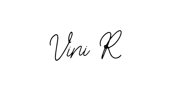 Also You can easily find your signature by using the search form. We will create Vini R name handwritten signature images for you free of cost using Bearetta-2O07w sign style. Vini R signature style 12 images and pictures png