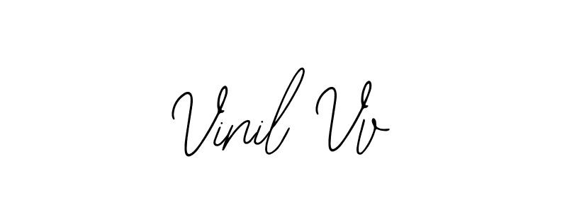 Make a beautiful signature design for name Vinil Vv. With this signature (Bearetta-2O07w) style, you can create a handwritten signature for free. Vinil Vv signature style 12 images and pictures png