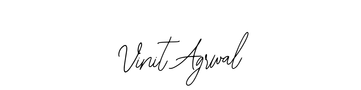 Use a signature maker to create a handwritten signature online. With this signature software, you can design (Bearetta-2O07w) your own signature for name Vinit Agrwal. Vinit Agrwal signature style 12 images and pictures png