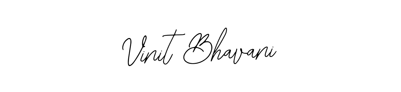 Design your own signature with our free online signature maker. With this signature software, you can create a handwritten (Bearetta-2O07w) signature for name Vinit Bhavani. Vinit Bhavani signature style 12 images and pictures png