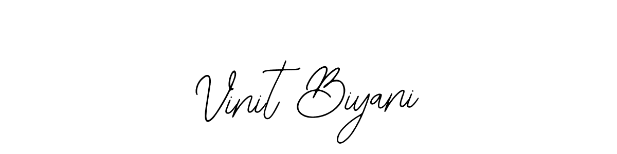 This is the best signature style for the Vinit Biyani name. Also you like these signature font (Bearetta-2O07w). Mix name signature. Vinit Biyani signature style 12 images and pictures png