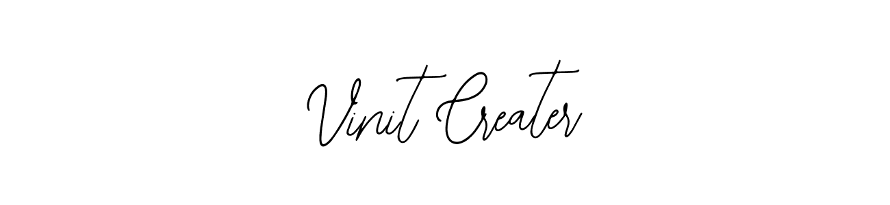 It looks lik you need a new signature style for name Vinit Creater. Design unique handwritten (Bearetta-2O07w) signature with our free signature maker in just a few clicks. Vinit Creater signature style 12 images and pictures png