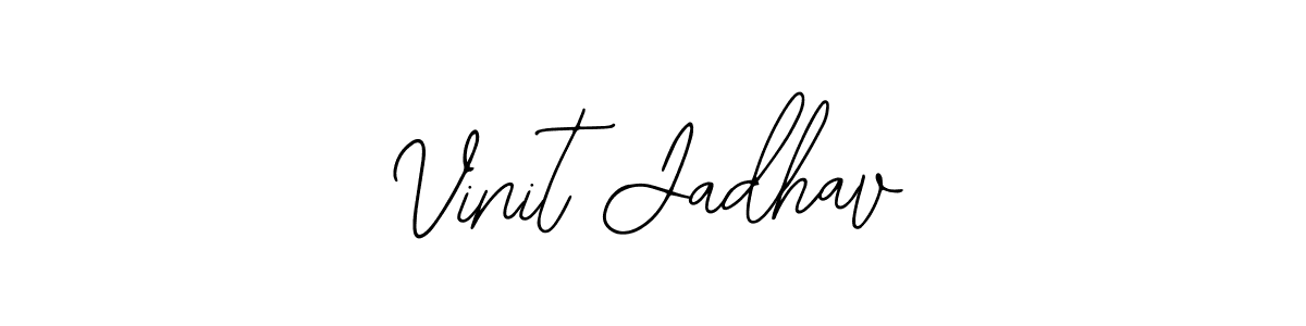 Vinit Jadhav stylish signature style. Best Handwritten Sign (Bearetta-2O07w) for my name. Handwritten Signature Collection Ideas for my name Vinit Jadhav. Vinit Jadhav signature style 12 images and pictures png